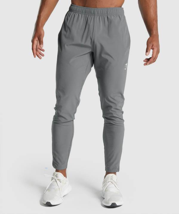 Panske Joggers Gymshark Arrival Woven Siva Siva | PG7641590